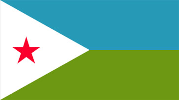 Minimize Djibouti Flag