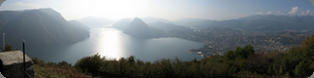 View from Monte Bre above Lugano, Switzerland (2008)