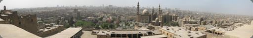 Panorama from the Citadel in Cairo, Egypt (2007)