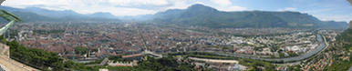 Panoramic View over Grenoble, France (2008)