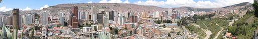View from Parque Mirador over La Paz, Bolivia (2003)