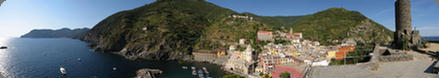 View over Vernazza, Cinque Terre, Italy (2008)