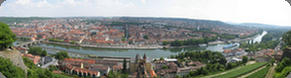 Panoramic View over Würzburg, Germany (2008)